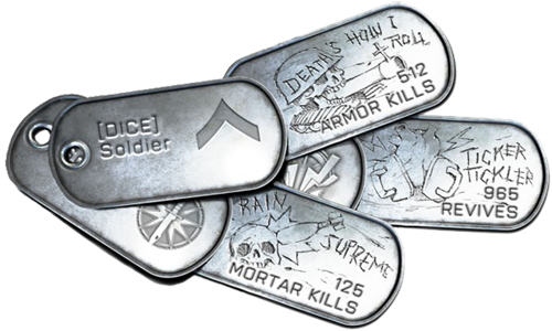 Dog Tags - Dog Tag Bf3 (500x300), Png Download