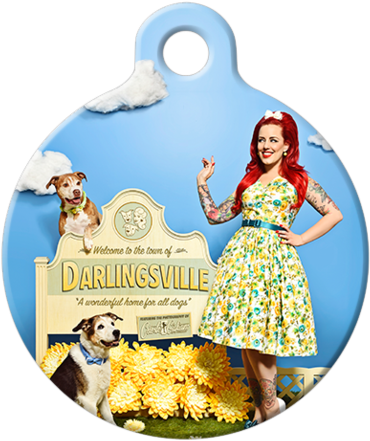 Welcome To Darlingsville Dog Tag - Dog (394x462), Png Download