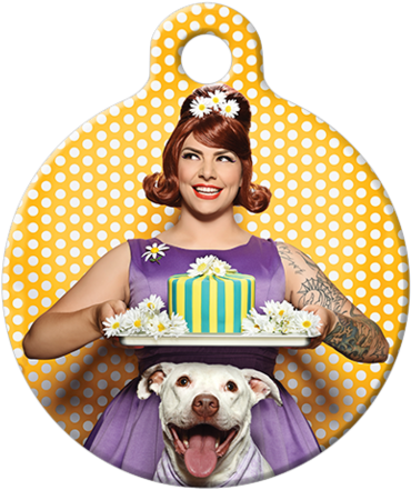 Humble Hostess Dog Tag - Dog Tag (394x462), Png Download