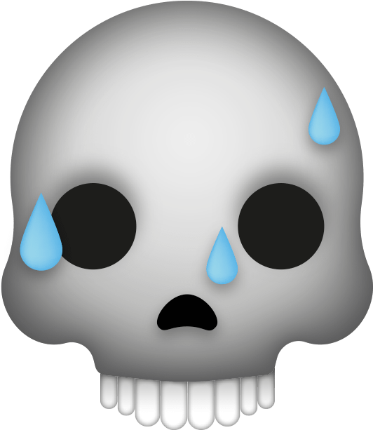 The Latest Emoji Pack Coming To Your Iphone This Summer - Animated Skull Emoji (800x800), Png Download
