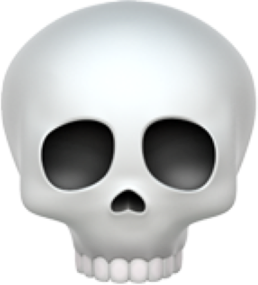 Do You Speak Emoji Perhaps You're More Of A Gif-er - Skull Emoji Png (514x568), Png Download
