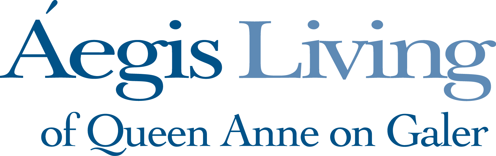 Aegis Of Queen Anne On Galer Logo - Aegis Living Queen Anne Galer (1630x515), Png Download