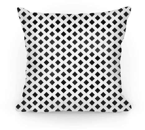 Black Diamond Pattern Pillow - 【au限定】xperia Z5 Compact So-02h Tpu ソフトケース やわらかカバー 596 (484x484), Png Download