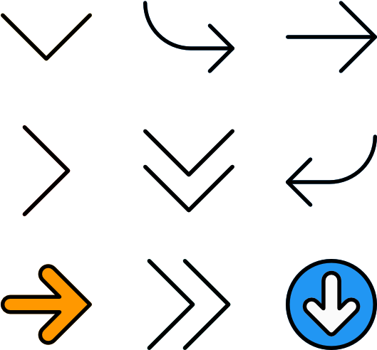 Arrows - Clip Art (600x564), Png Download