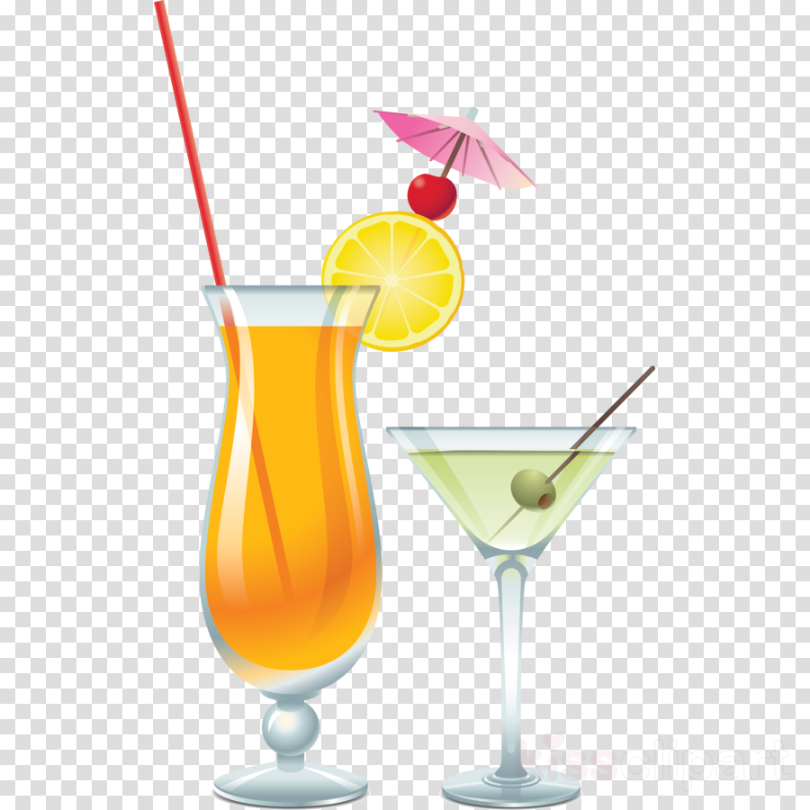 Drink Vector Clipart Cocktail Fizzy Drinks - Hurricane Drink Png (900x900), Png Download