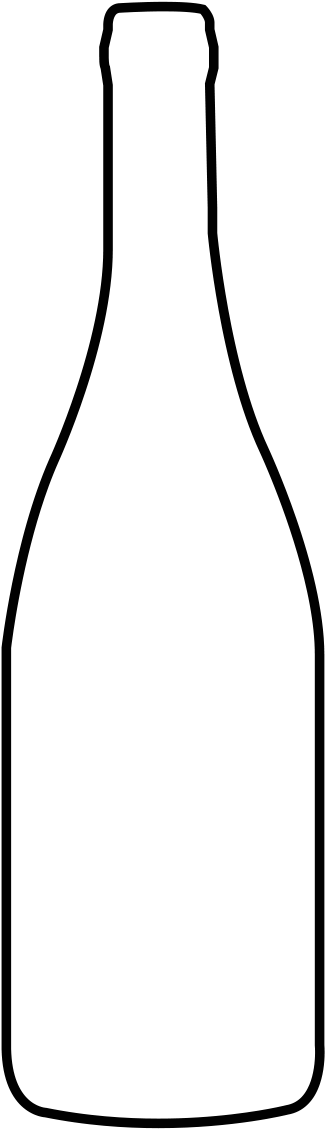 Glass Bottle (600x1200), Png Download