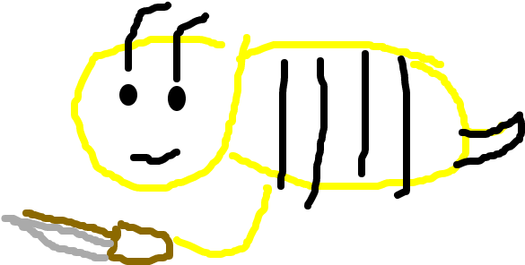 Killer Bee (1020x608), Png Download