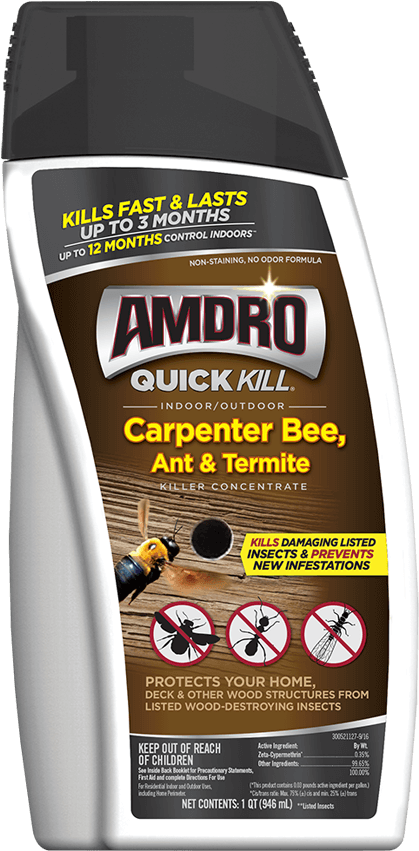 32 Oz - Amdro Quick Kill Outdoor Insect Killer Concentrate (1024x1024), Png Download