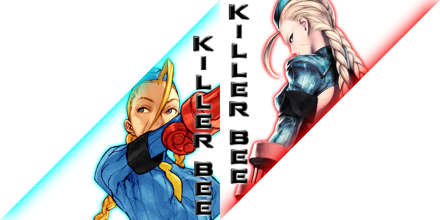 The Portraits Of Cammy And Killer Bee Are The Same - Graphic Design (1420x710), Png Download