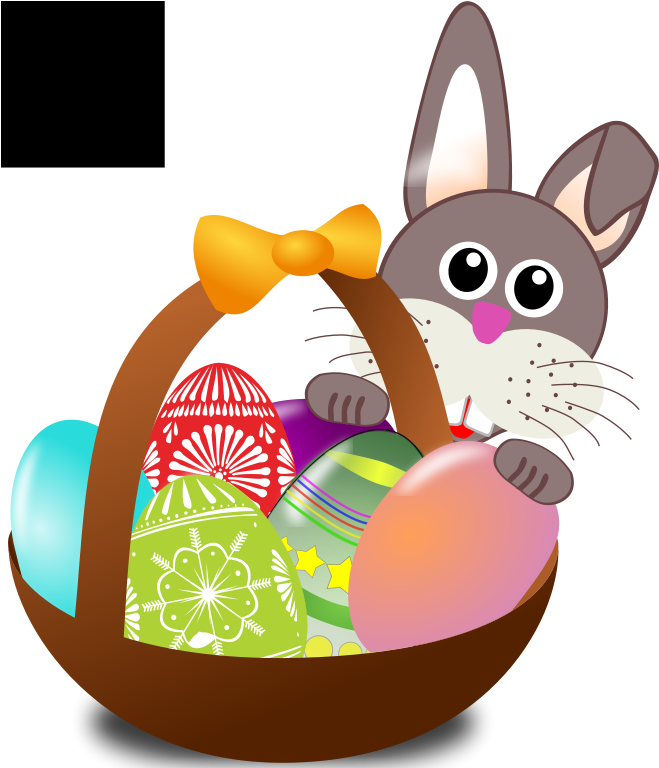 Eggs Vector Hipster Image Transparent Download - Easter Basket Ideas Cartoon (658x800), Png Download