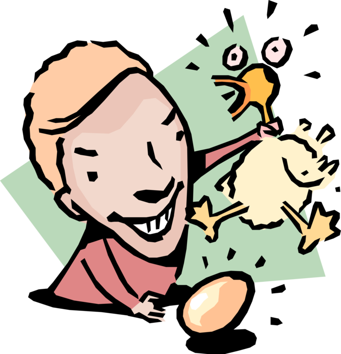 Vector Illustration Of Goose That Lays The Golden Egg - Vector Graphics (675x700), Png Download