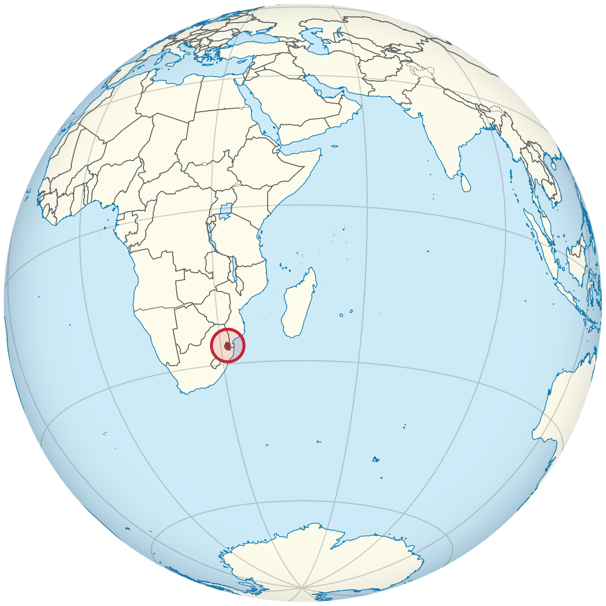 Uganda On The Globe (1200x1200), Png Download