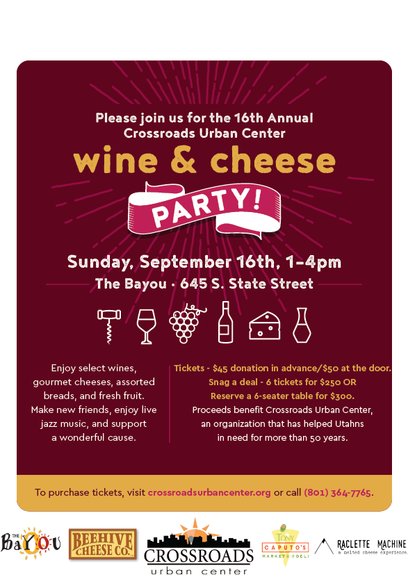 Enjoy A Variety Of Delicious Wines, Cheese And Other - Crossroads Urban Center (865x826), Png Download