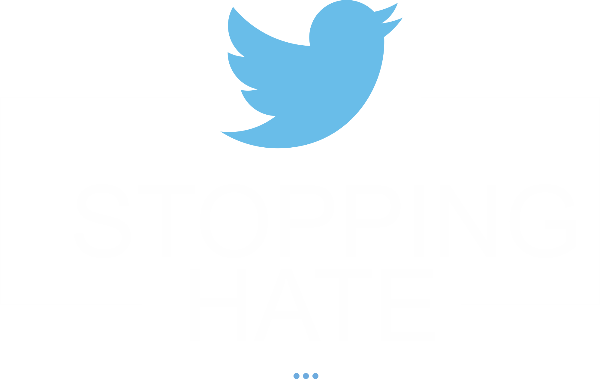 How To Counter Hate Speech On Twitter - Kongpao Twitter Logo Pillow Case & Insert Throw (1999x1263), Png Download