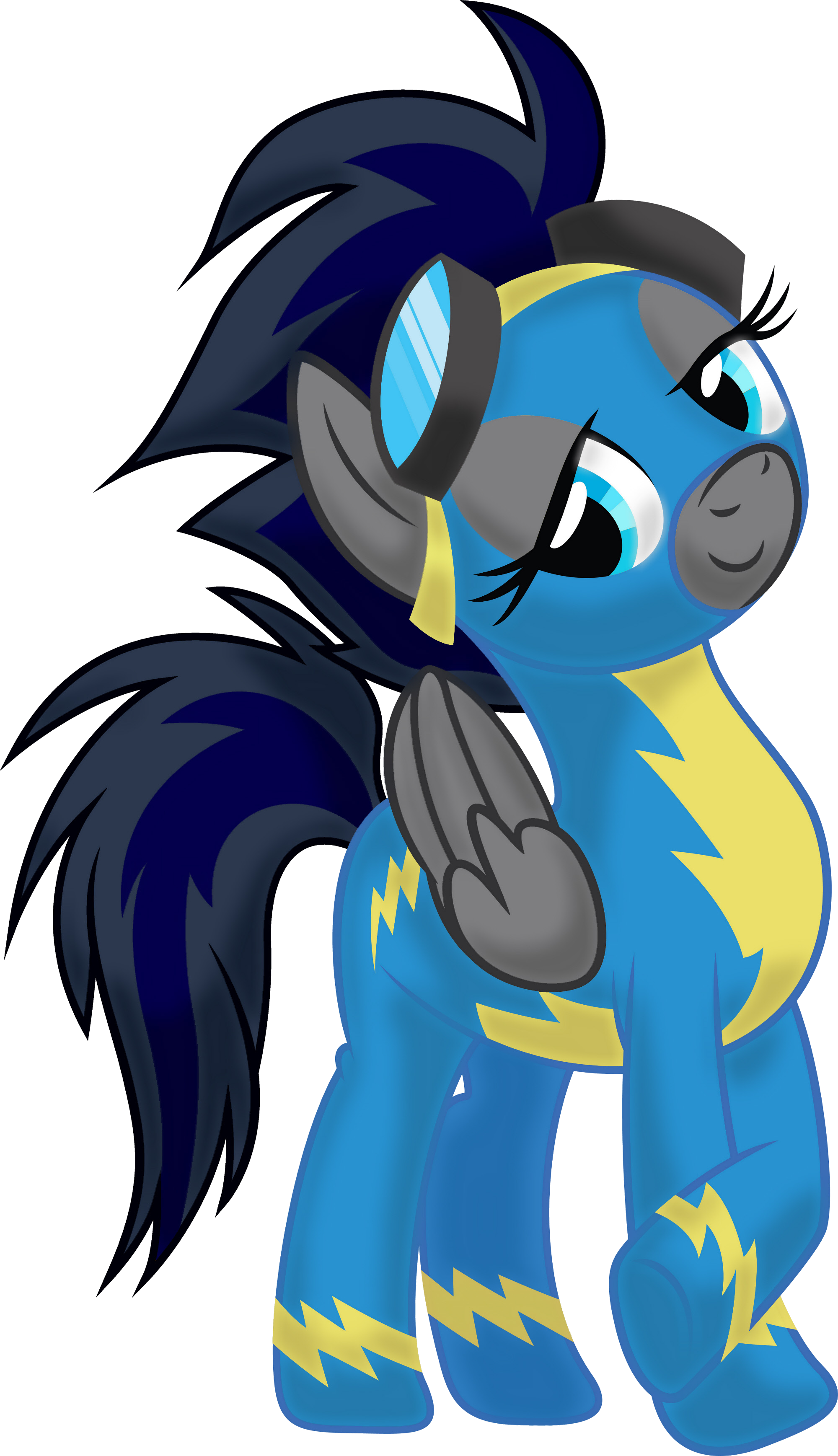 Haters 'gonna Hate - Static Storm Mlp (2000x3475), Png Download
