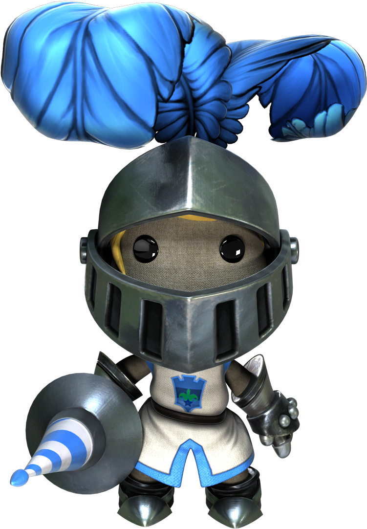 10 14 07 194 Goodknightfront - Little Big Planet Knight (1200x1200), Png Download