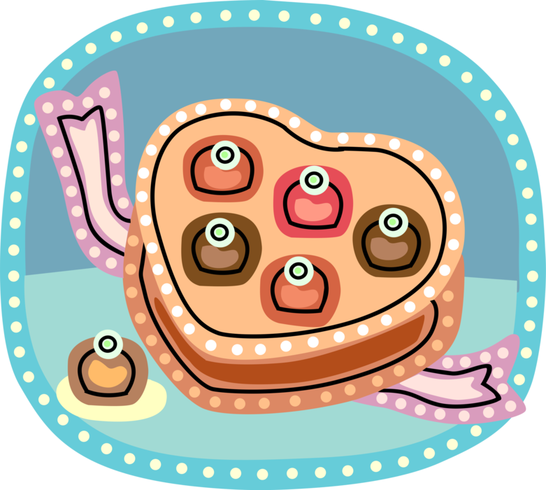 Vector Illustration Of Valentine's Day Sentimental - Illustration (781x700), Png Download