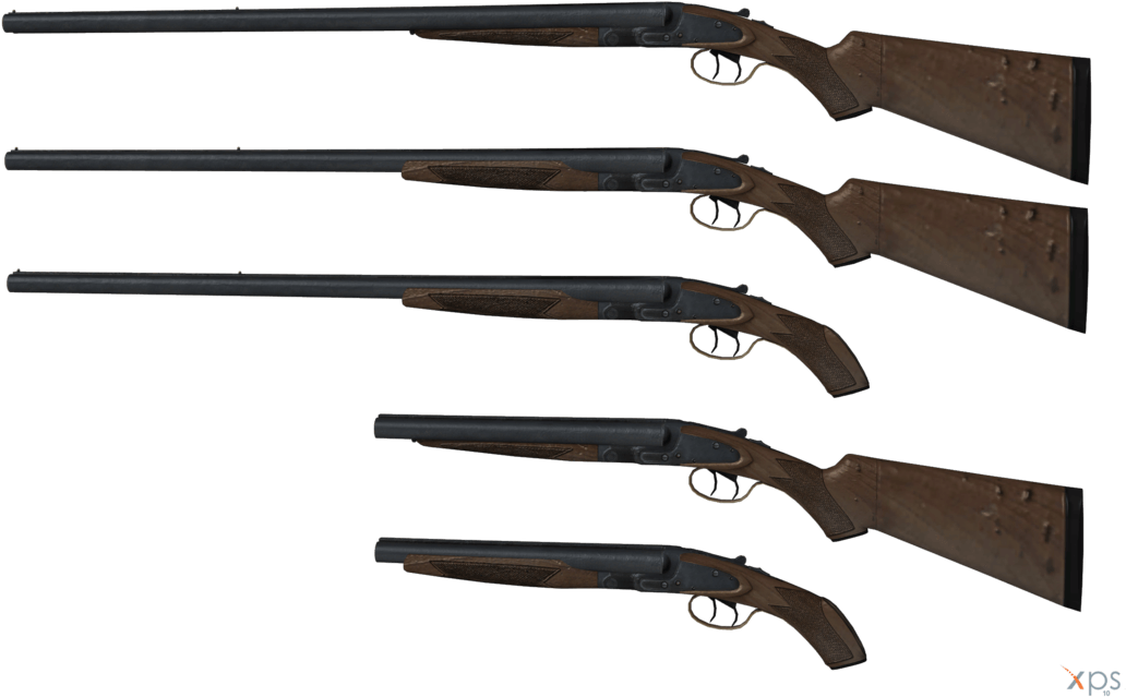Double Barrel Shotgun Clipart - Double Barrel Shotgun Cod Ww2 (1060x754), Png Download