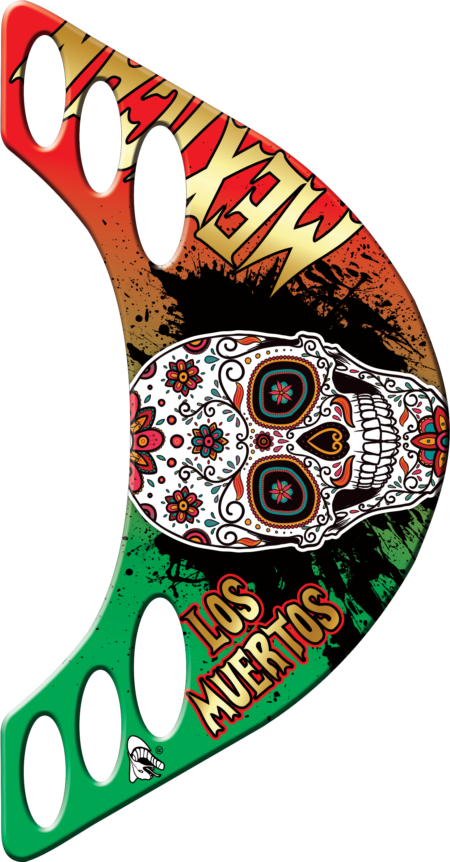 Sugar Skull - Day Of The Dead #7 Bag (1584x2898), Png Download