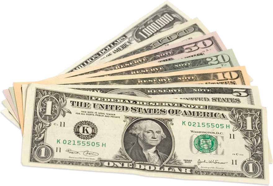 Money - Dollar Bill (880x600), Png Download