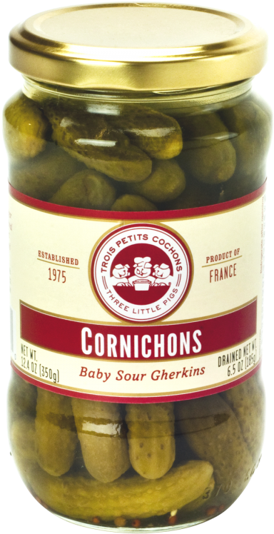 Cornichons - Les Trois Petits Cochons Organic Chicken Liver, Pork (800x788), Png Download