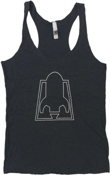 Rftc Ladies 'rocket Logo' Dark Heather Tank - Active Tank (600x600), Png Download