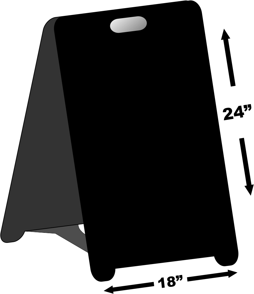 Blank Sign~sandwich Board~free Standing~weather Proof~high - Sandwich Board (1000x1000), Png Download