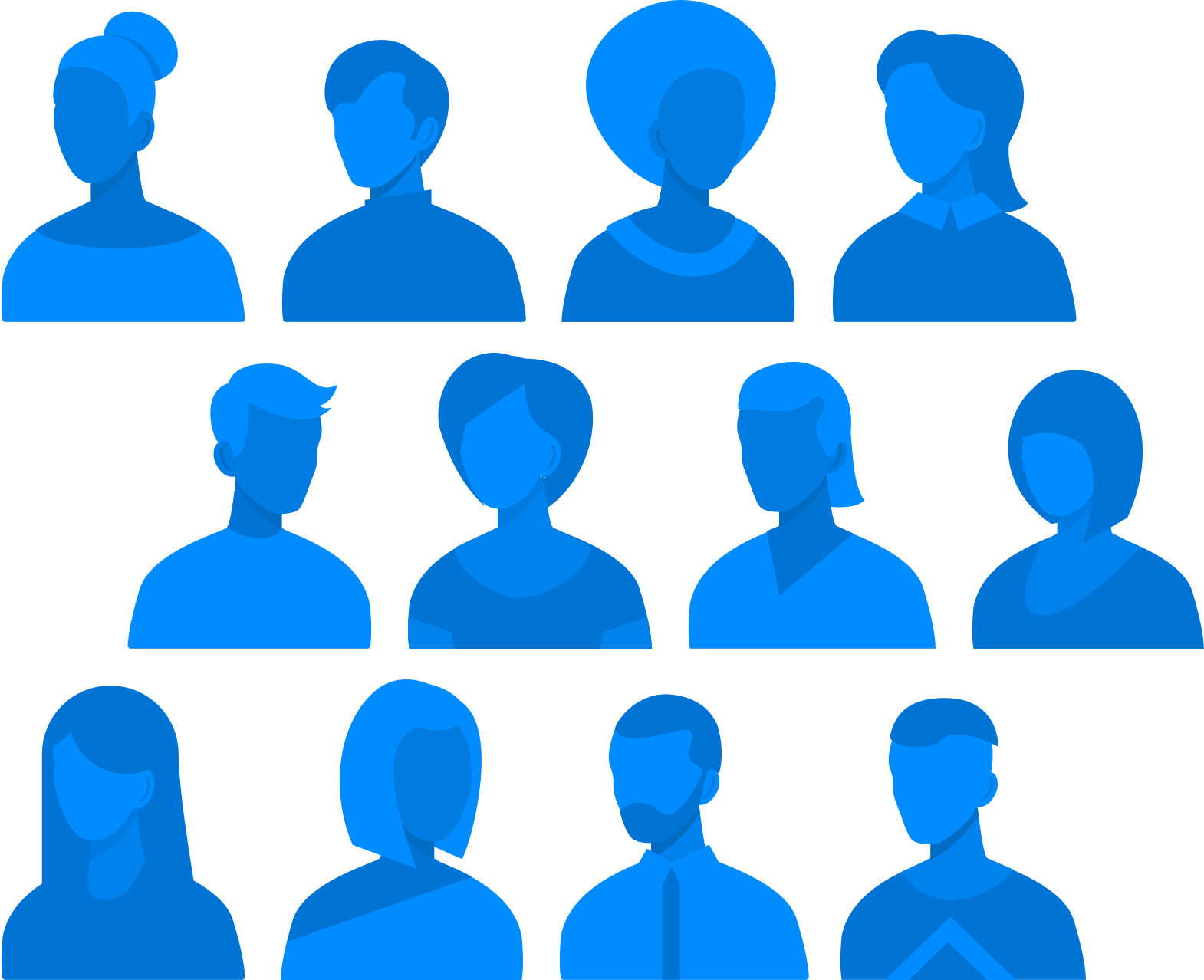 People Bg Welcome Section - Blue (1570x1278), Png Download