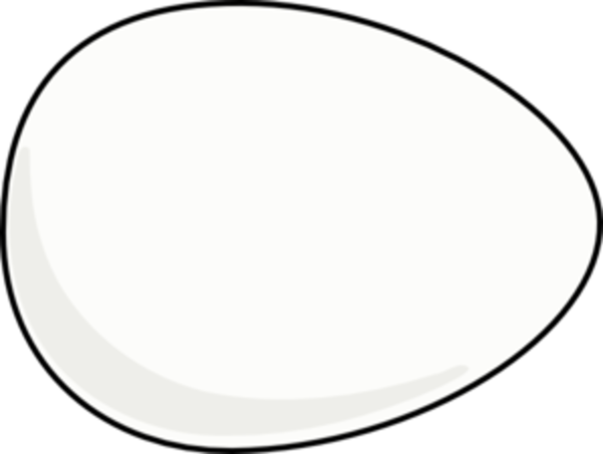 Egg Clip Art Black And White (1200x903), Png Download