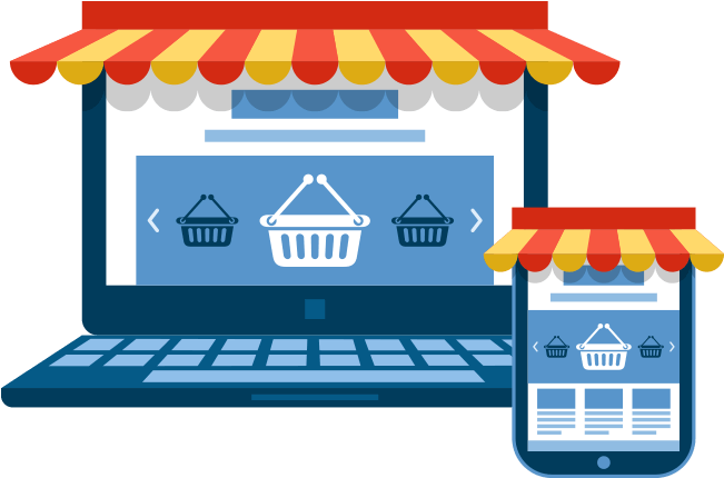 Online Store Png - E Business Ecommerce Clipart (660x474), Png Download