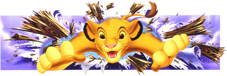 Simba (1000x363), Png Download