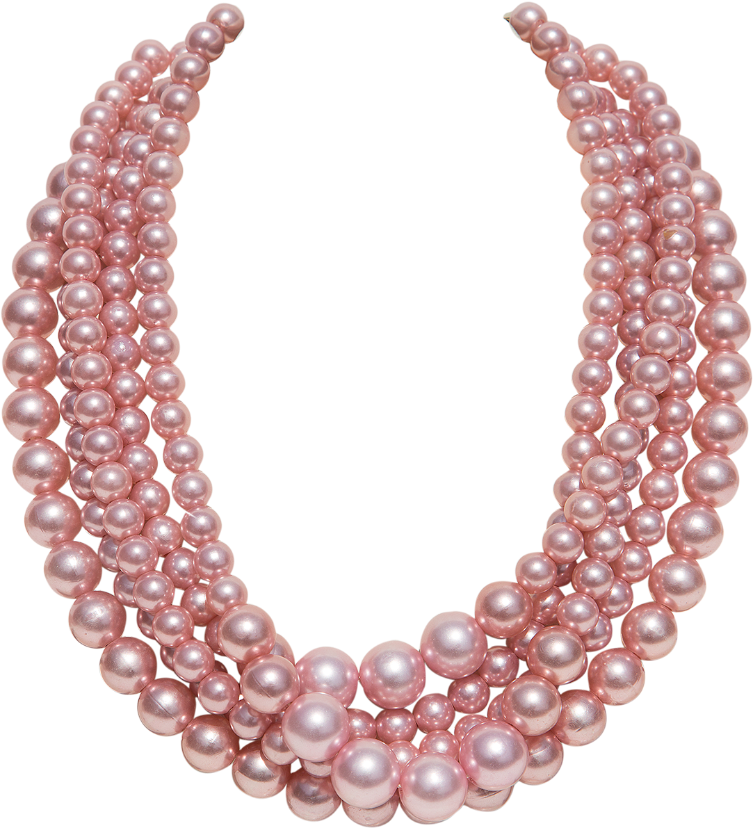 Pink Pearl Necklace Png Freeuse - Pink Pearl Necklace Online India (1217x1400), Png Download