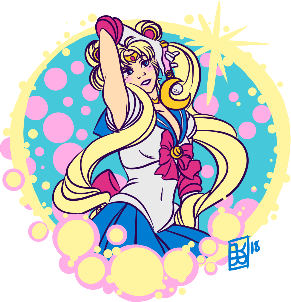 Sailor Moon (1000x1208), Png Download