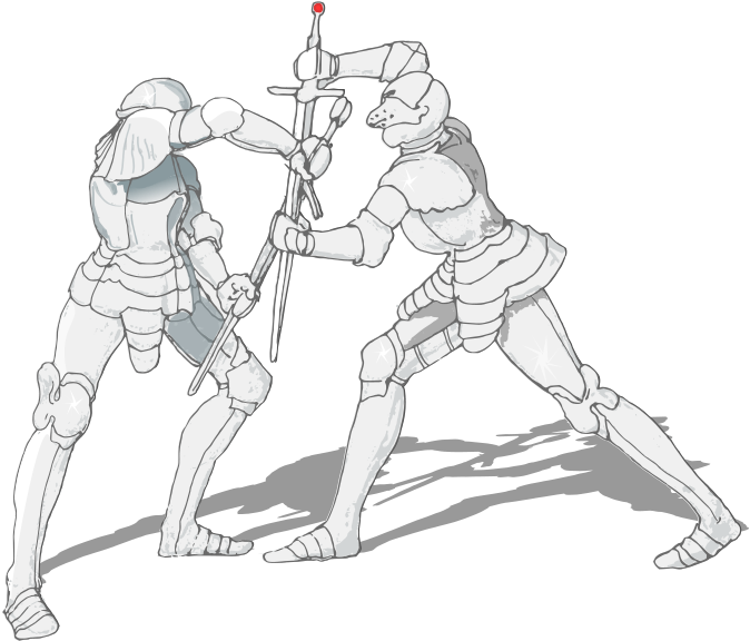 This Png File Is About Sword , Fight , Semi Realistic - Clip Art (800x952), Png Download