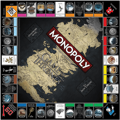 1 Of - Game Of Thrones Monopoly (600x600), Png Download