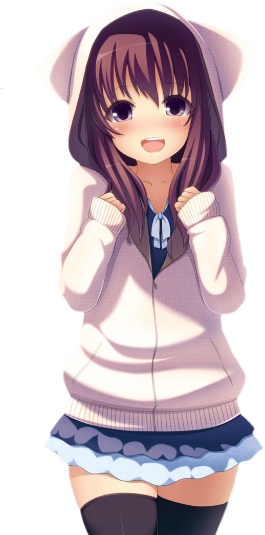 Anime Render Girl By Lunixxa-d65hh5b - Renders De Anime Png (752x1063), Png Download