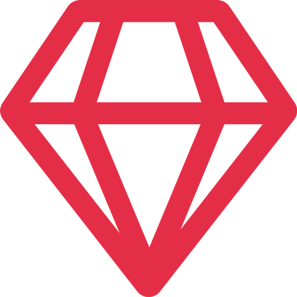 You'll Notice Both The Gem Graphic And Ruby-inspired - Jewelry Icon Transparent Background (601x600), Png Download