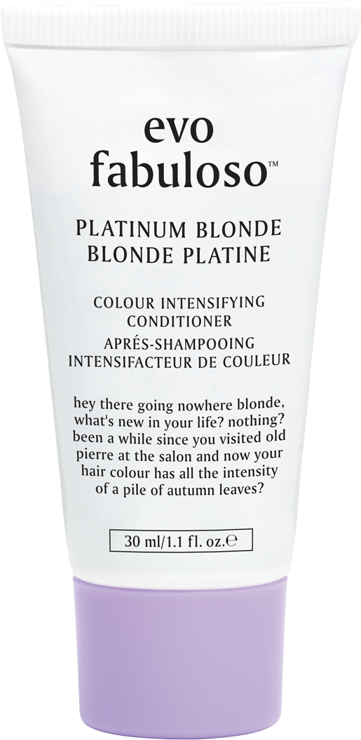 Fabuloso Platinum Colour Intensifying Conditioner - Evo Fabuloso Platinum Blonde Colour Intensifying Conditioner (900x1348), Png Download