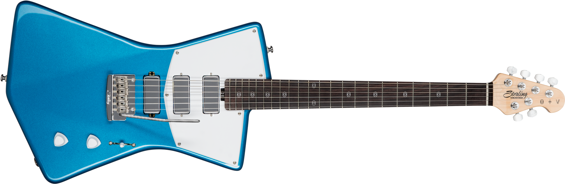 Sterling By Music Man - Sterling By Music Man St Vincent Guitar (2520x704), Png Download