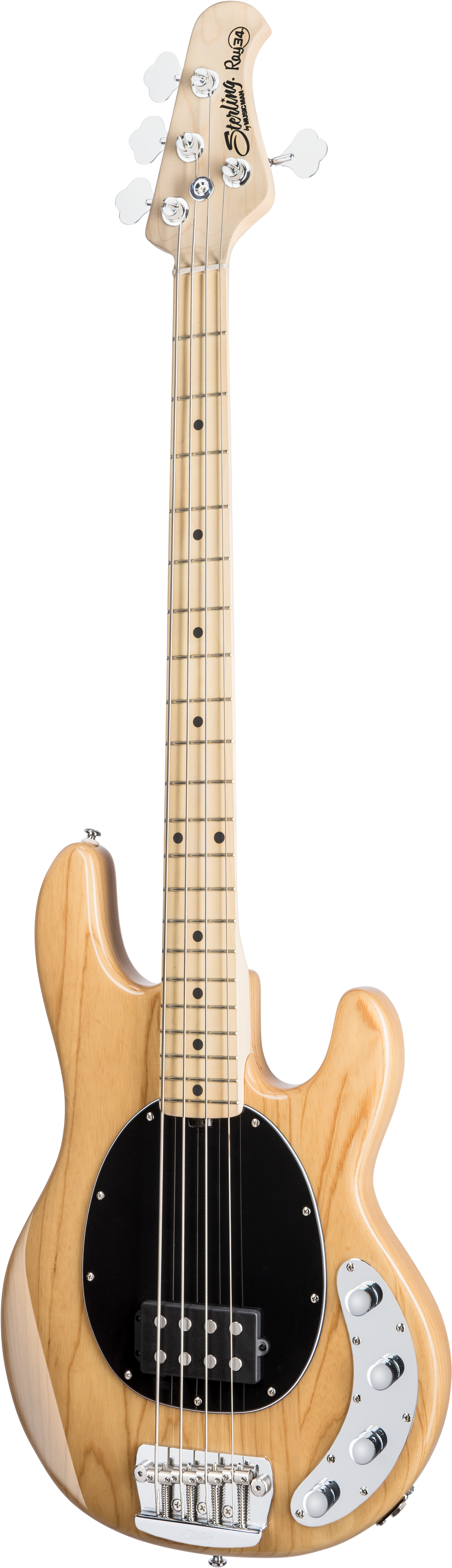 Sterling By Music Man Stingray In Ashwood Natural - Music Man Bass 4 String (4000x6000), Png Download