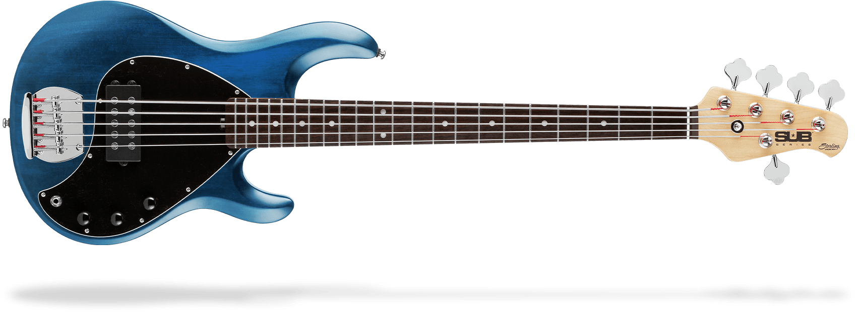 Sterling By Music Man Ray5 - Sterling By Musicman Sub Ray 4 Blue (1700x712), Png Download