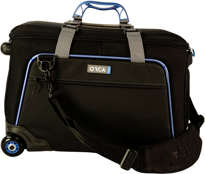 Roliing Shoukder Bag Orcabags - Mighty Tronics Orca Or-10 Video Camera Trolley Bag (870x641), Png Download