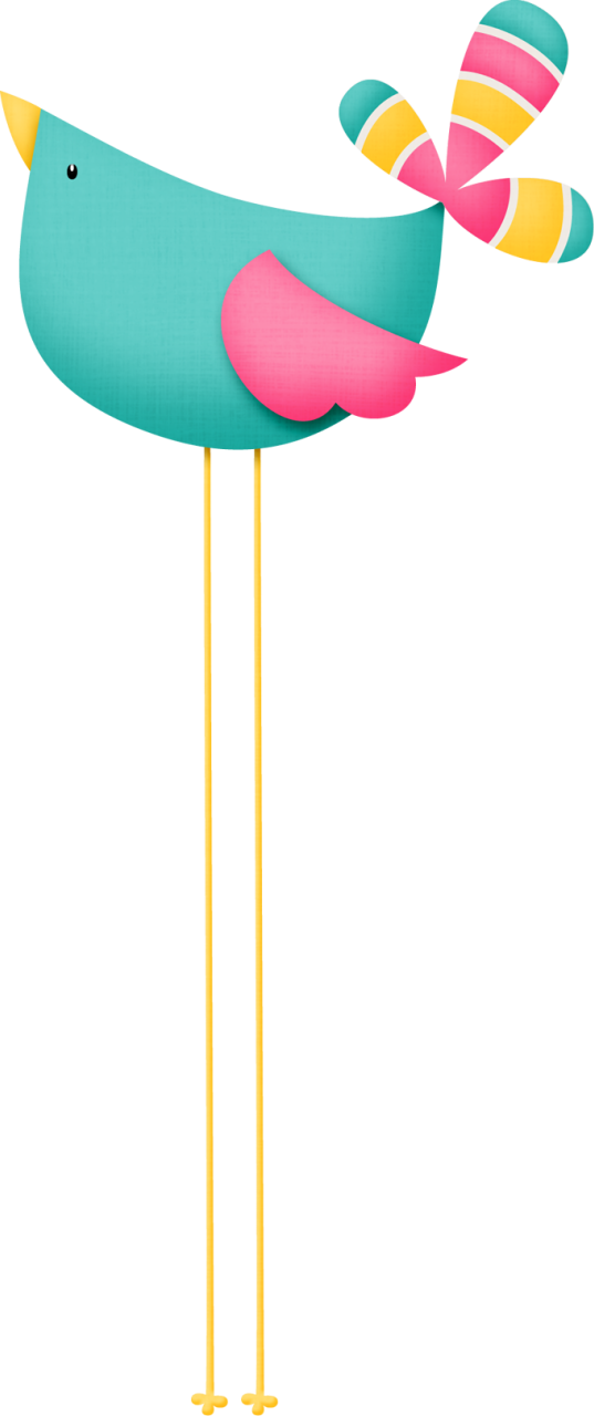 Chalkboard Doodles, Bird Clipart, Fabric Birds, Fabric - Infantil Pajarito Dibujo Png (537x1280), Png Download
