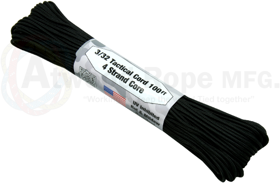332black V=1494577874 - Helikon-tex, Linka, 275 Lbs. Cord (ac-pc2-nl-02) (600x600), Png Download