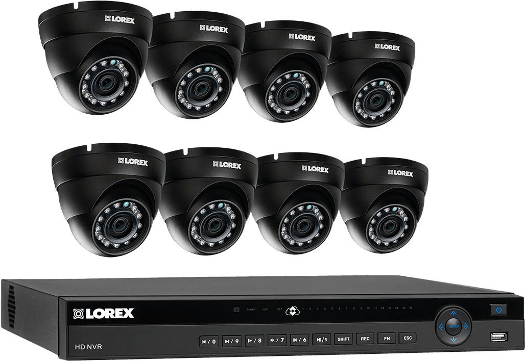 The Hd Ip Cameras - Lorex 8 Channel Nr9082 4k Home Security System With (1200x800), Png Download