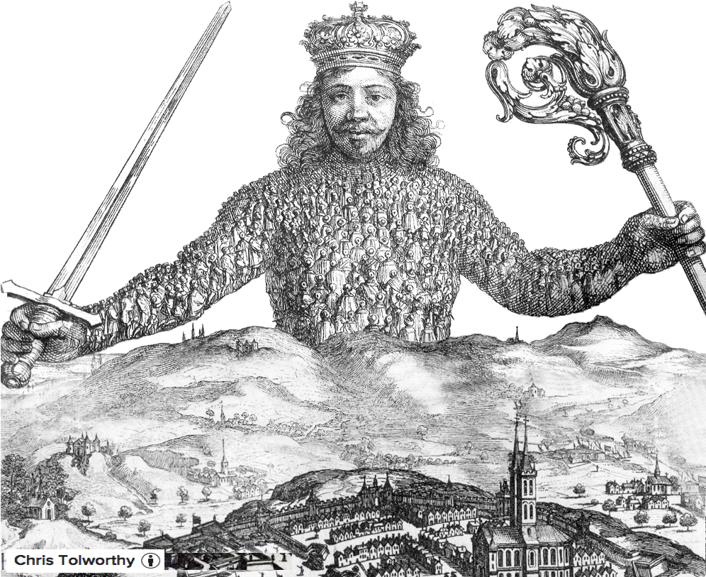 Leviathan - Thomas Hobbes Leviathan Png (995x826), Png Download