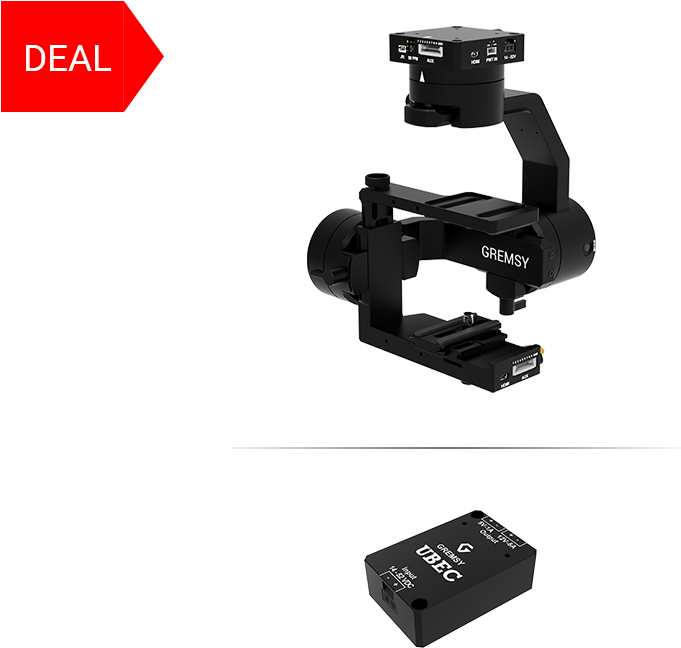 Gremsy S1 Ubec - Video Camera (900x750), Png Download