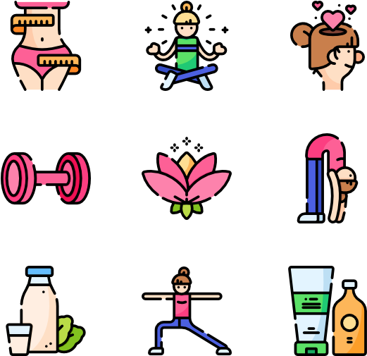 Yoga And Midfulnes - Clip Art (600x564), Png Download
