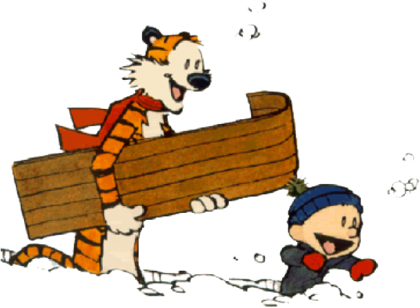 Calvin And Hobbes Iphone 7 (640x480), Png Download
