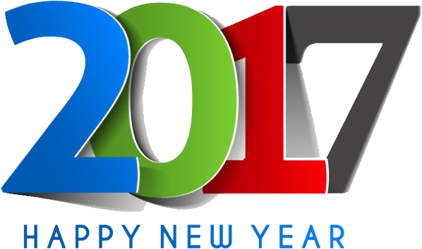 2017 Png Text Graphic Library Library - New Year (1024x576), Png Download